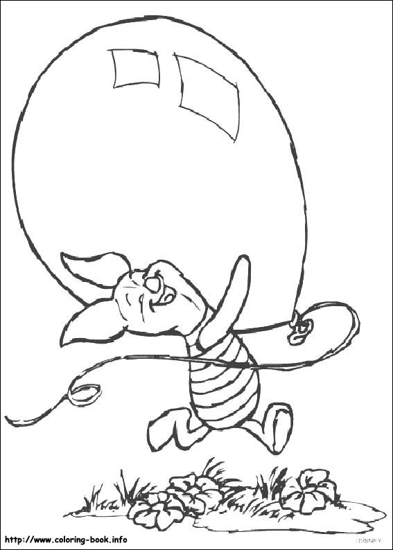 Winnie the Pooh coloring picture